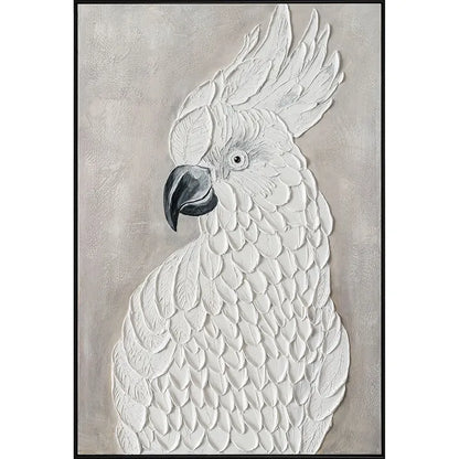 Cocky Hand Painted Wall Art on Canvas