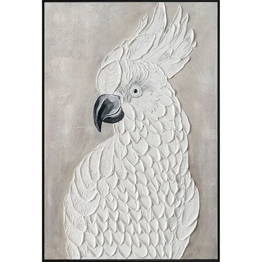 Cocky Hand Painted Wall Art on Canvas