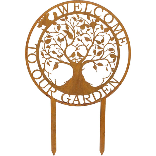 Welcome Garden Stake