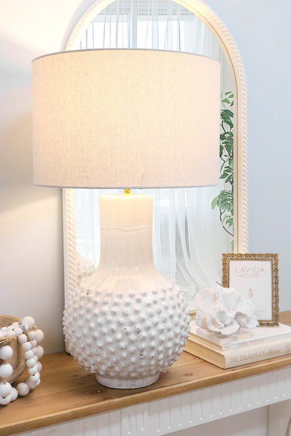 Coastal Waihi tall Table Lamp White 750h
