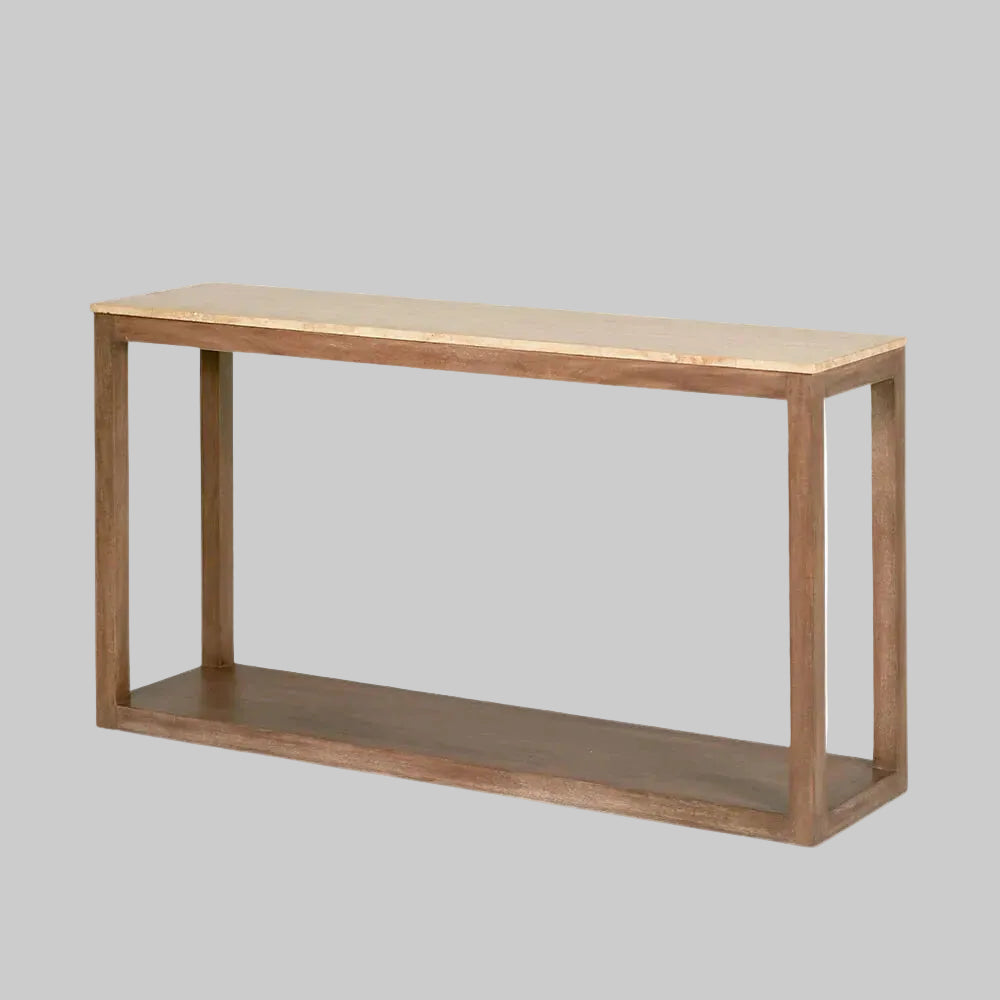Hugo Travertine 1500 Hall Table