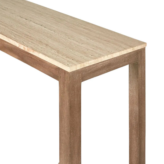 Hugo Travertine 1500 Hall Table