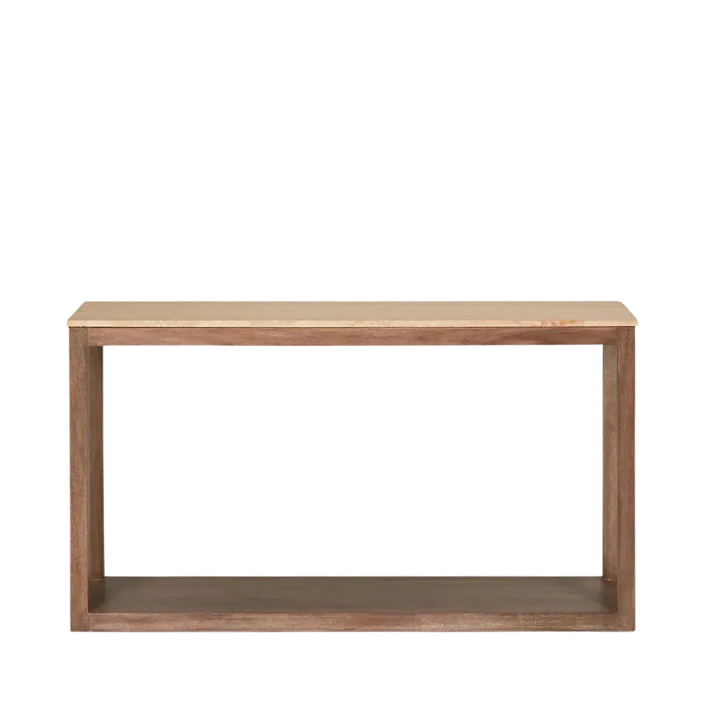 Hugo Travertine 1500 Hall Table