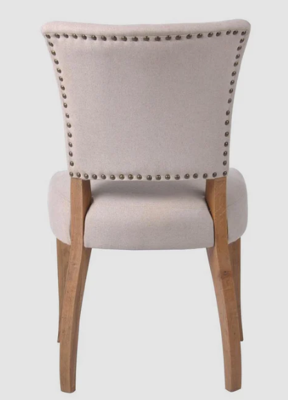 Claude Oakwood Dining Chair Beige