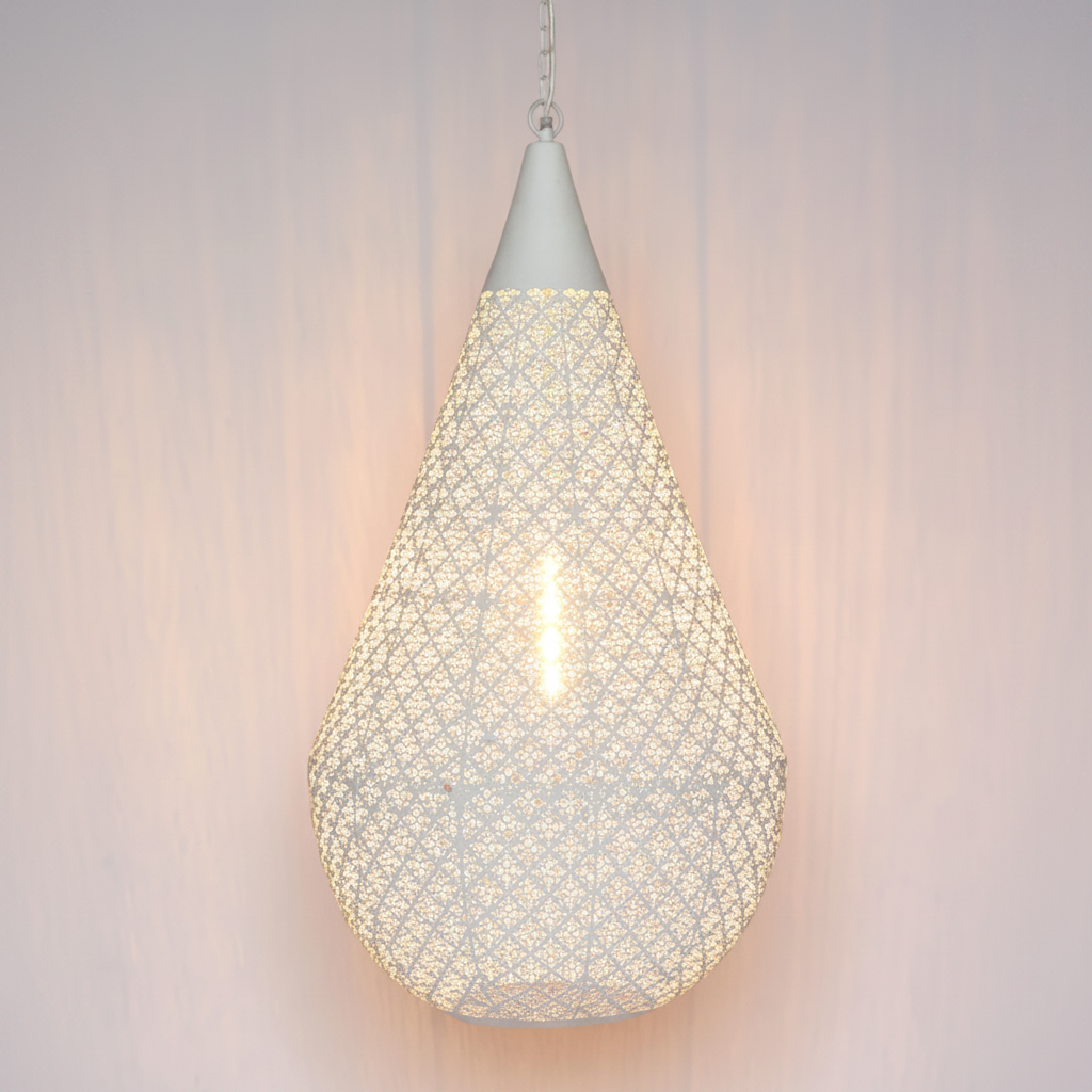 Europa Ceiling Pendant Large White