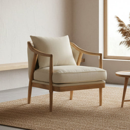 Oakwood Linen Armchair