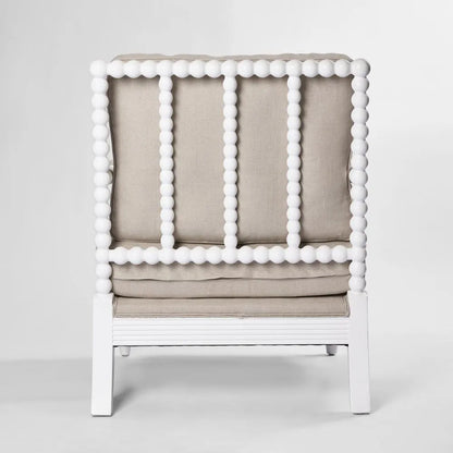 Bobbin Hamptons Armchair White
