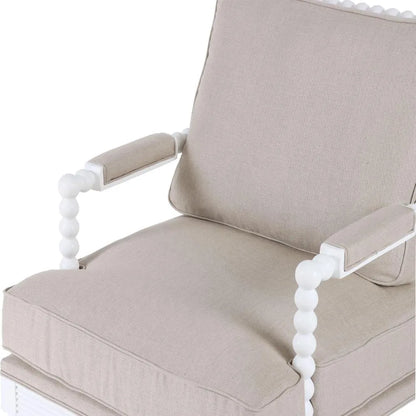 Bobbin Hamptons Armchair White