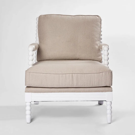 Bobbin Hamptons Armchair White