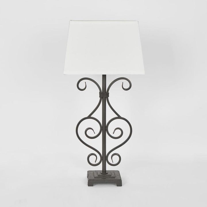 Florence Cast Iron Tall Table Lamp