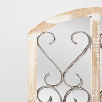 Firewood + Iron Milan Rustic Mirror