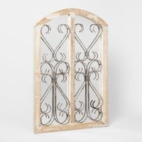Firewood + Iron Milan Rustic Mirror