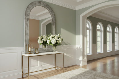 H + Y Iron Arched Mirror 100 X 150