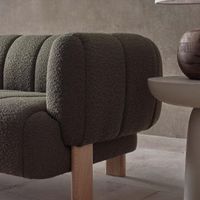Ditto 2.5 seater Green Boucle Sofa