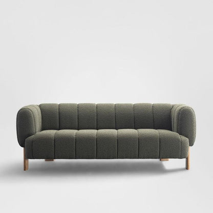 Ditto 2.5 seater Green Boucle Sofa