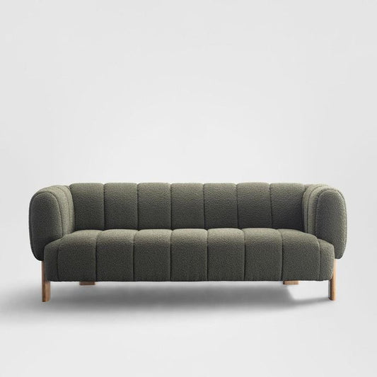 Ditto 2.5 seater Green Boucle Sofa