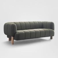 Ditto 2.5 seater Green Boucle Sofa
