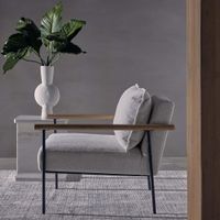 Liarno Armchair Ivory & Natural