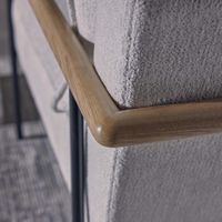 Liarno Armchair Ivory & Natural