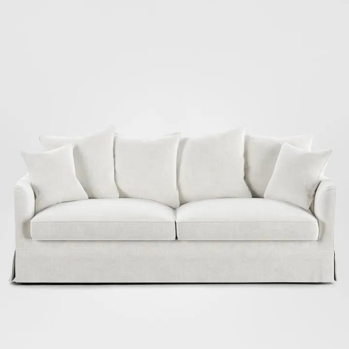 Mosman 3 Seat Loose Cover Sofa Ivory
