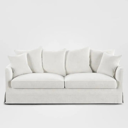 Mosman 3 Seat Loose Cover Sofa Ivory