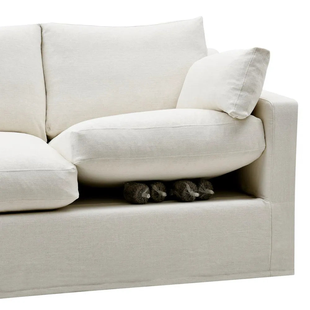 Broadbeach 2 Seat Loose Cover Sofa - Ivory