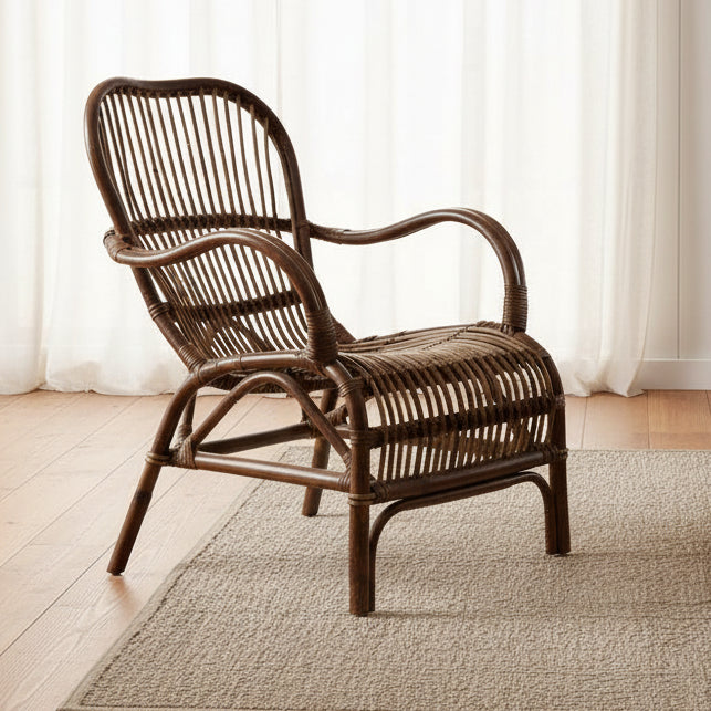 Seville Rattan Armchair Antique