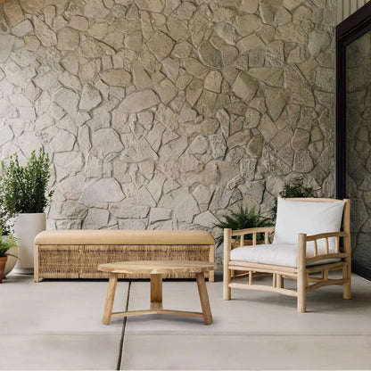 Teakwood Coffee Table 90cm - Outdoor Under-Cover