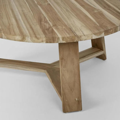 Teakwood Coffee Table 90cm - Outdoor Under-Cover