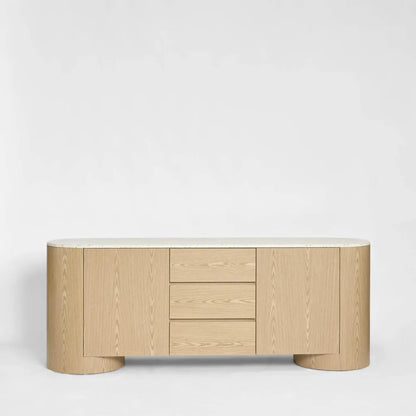 Arlo Sideboard Light Oak & Terrazzo