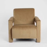 Atelier Armchair Toffee Velvet