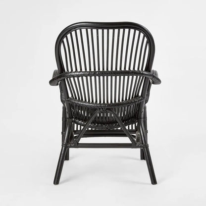Seville Rattan Armchair Black