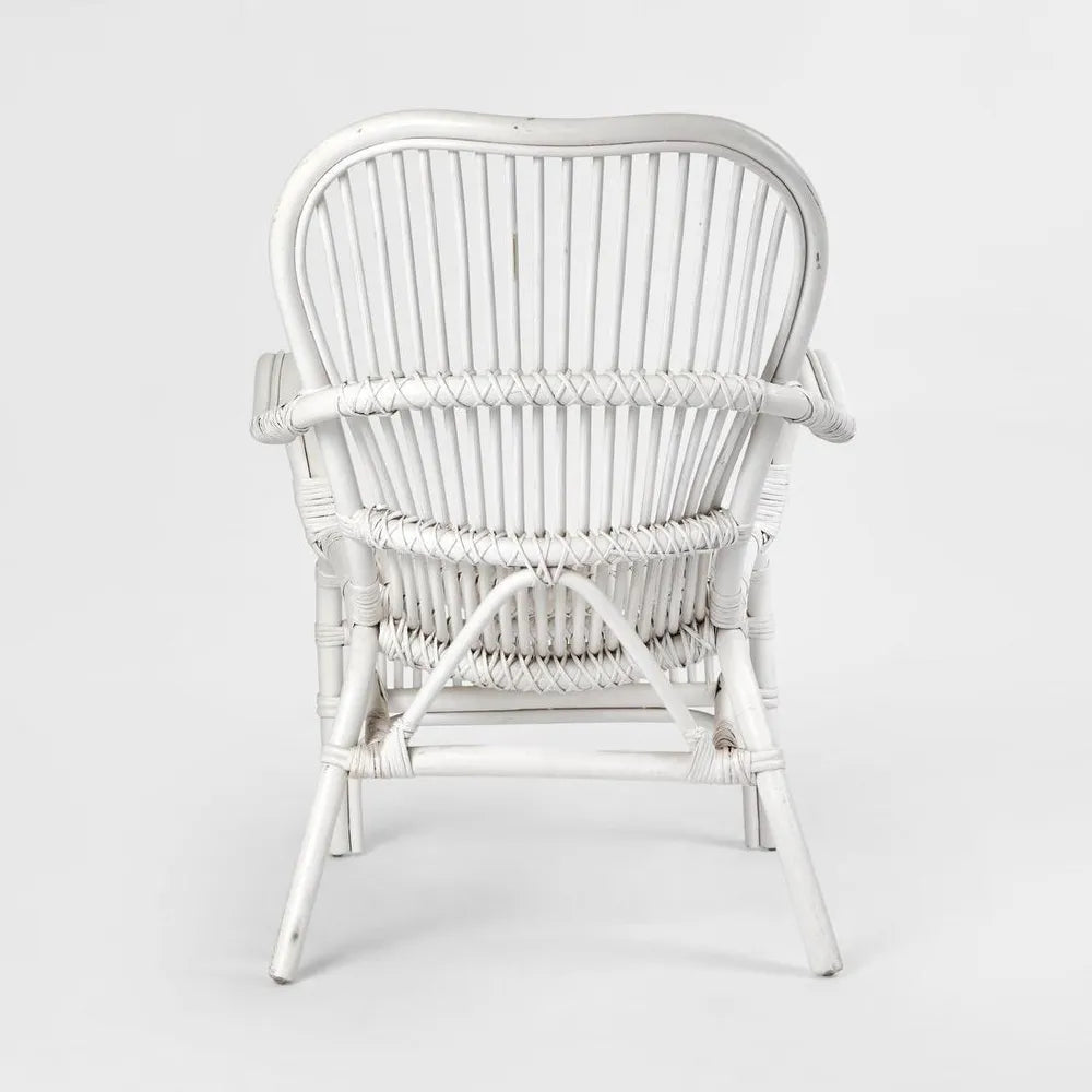 Seville Rattan Armchair White