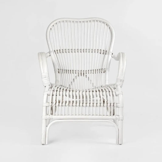 Seville Rattan Armchair White