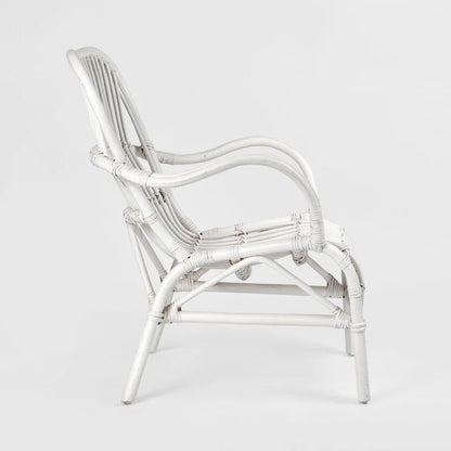 Seville Rattan Armchair White