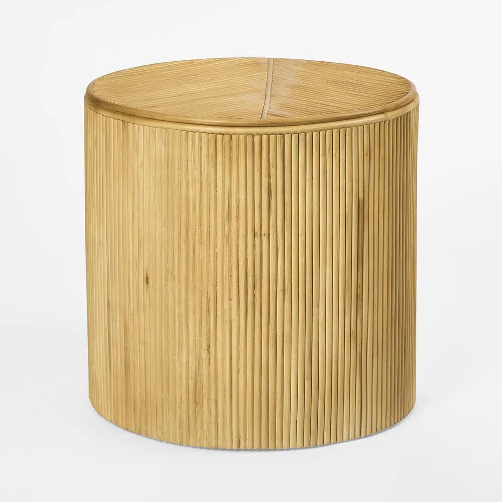 Furler Round Bamboo Side Table