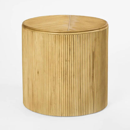 Furler Round Bamboo Side Table