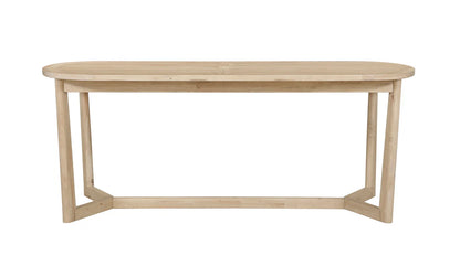 Finland Dining Table Hevea Hardwood 2000mm