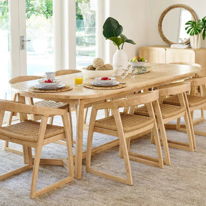 Finland Dining Table Hevea Hardwood 2000mm