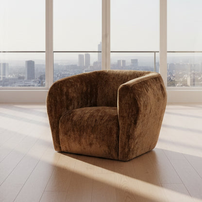 Reid Swivel Armchair Espresso by GD