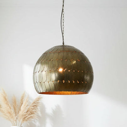 Pangolin Ceiling Pendant Large Pewter