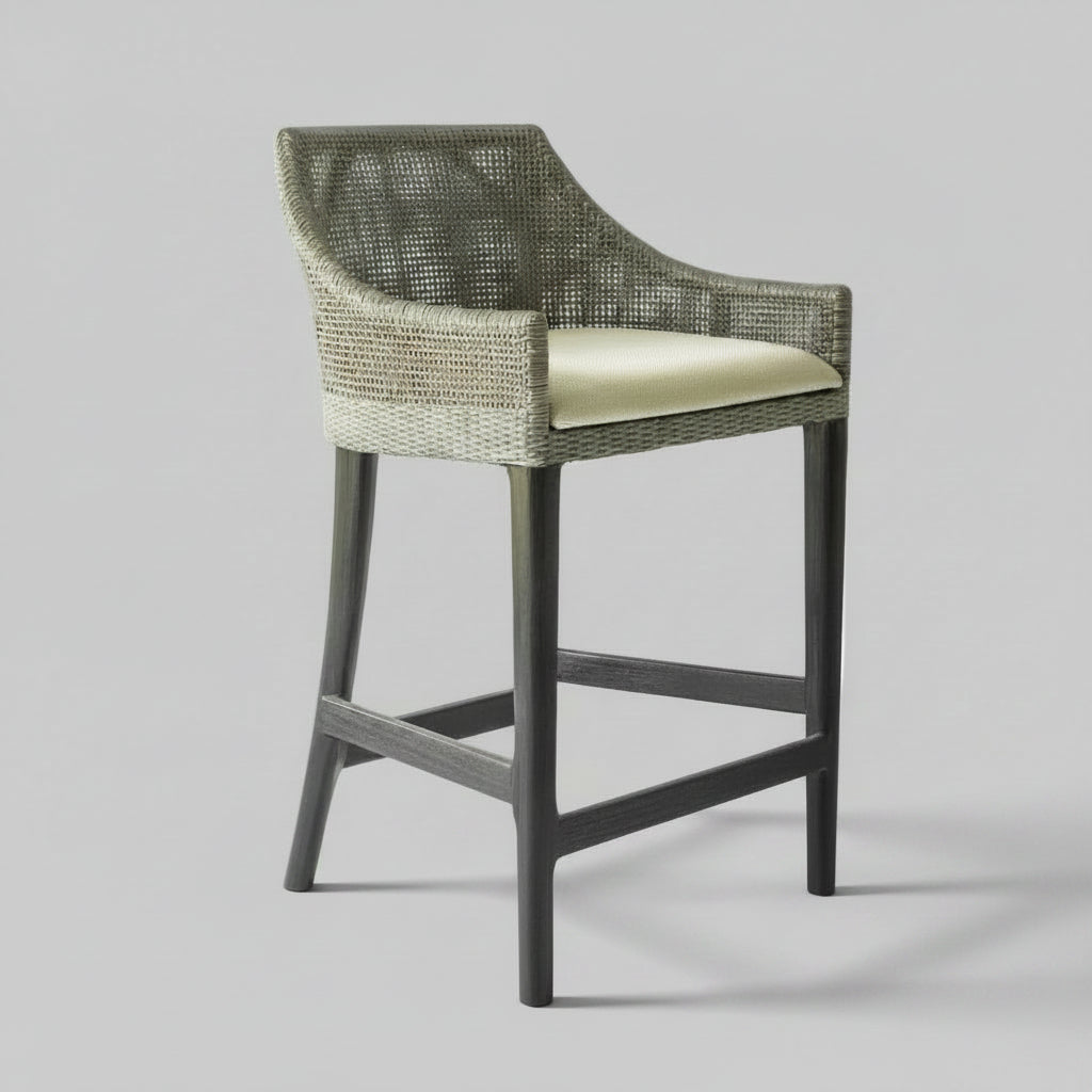 Tesse Stool - Smoky Grey Wash