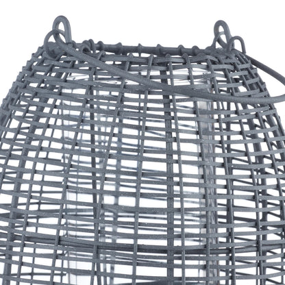 Ellis Lantern Small Grey 24x24x27
