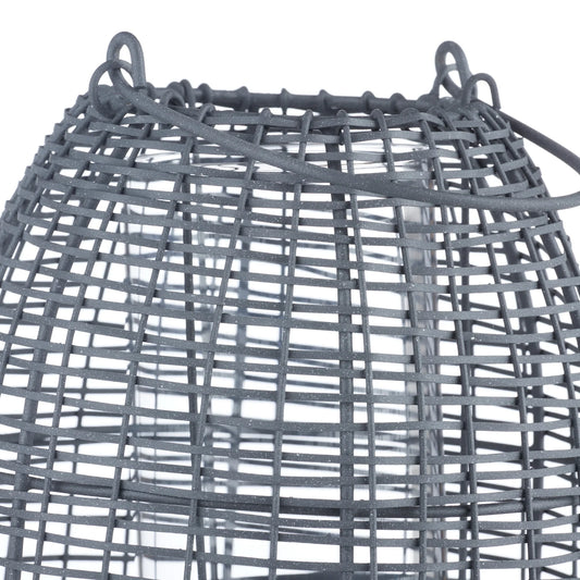 Ellis Lantern Small Grey 24x24x27
