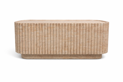 Harbourstone Sq Indoor/Outdoor Coffee Table Travertine Colour