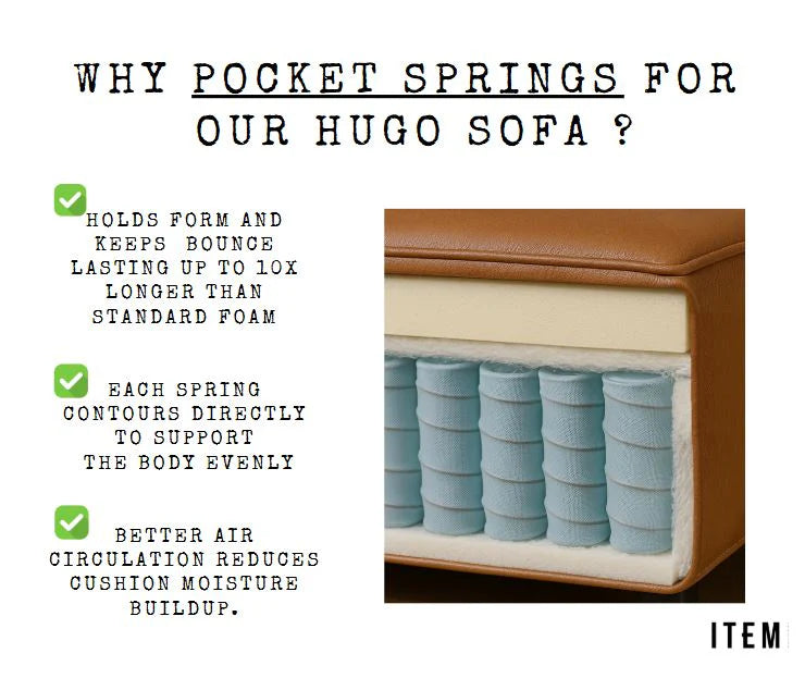 Hugo 2 Seater Vegan Suede Sofa