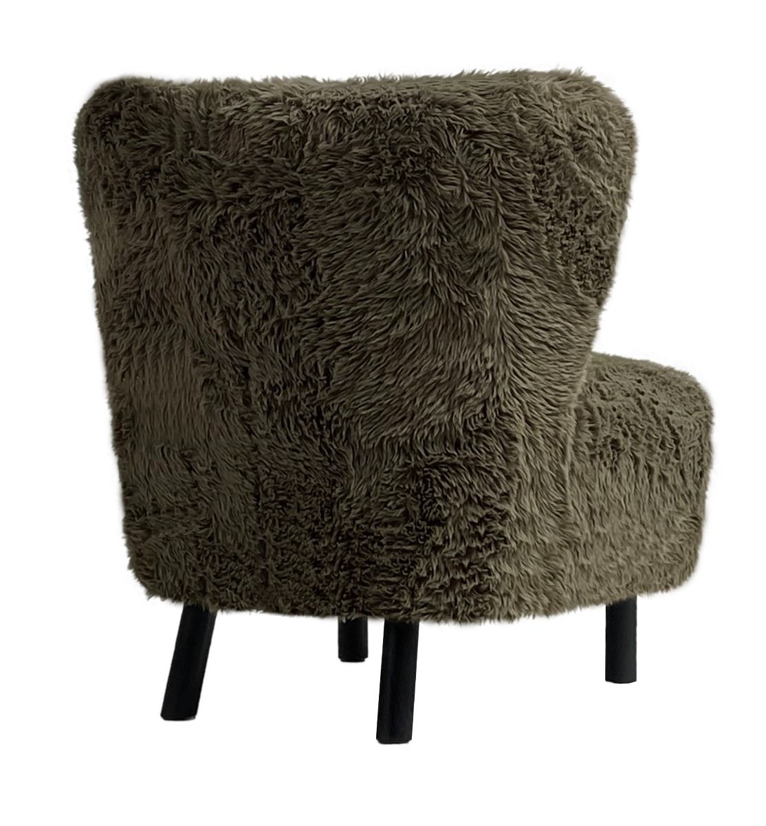 Curves Shaggy Armchair