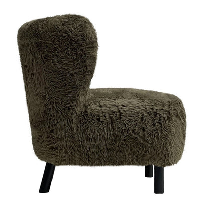 Curves Shaggy Armchair