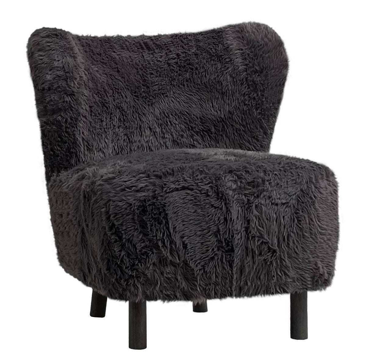 Curves Shaggy Armchair
