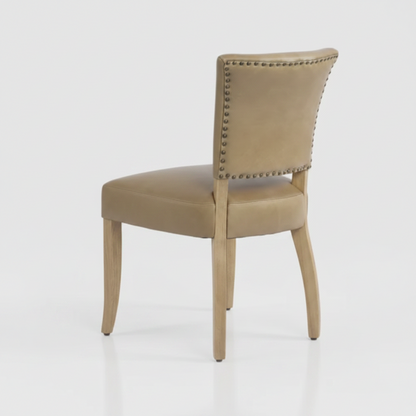 Claude Oakwood Leather Dining Chair